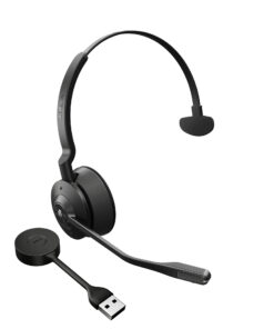 Jabra Engage 55 Headset Draadloos Hoofdband Kantoor/callcenter Zwart, Titanium - Afbeelding 4