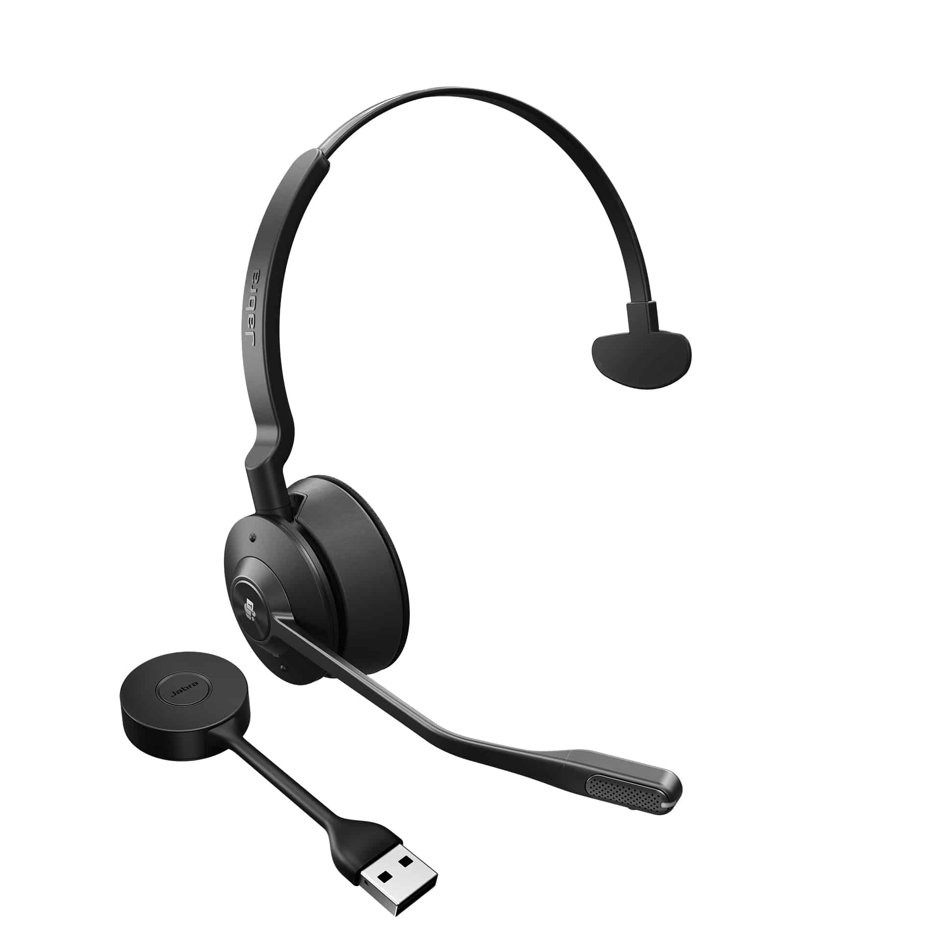 Jabra Engage 55 Headset Draadloos Hoofdband Kantoor/callcenter Zwart, Titanium - Afbeelding 4
