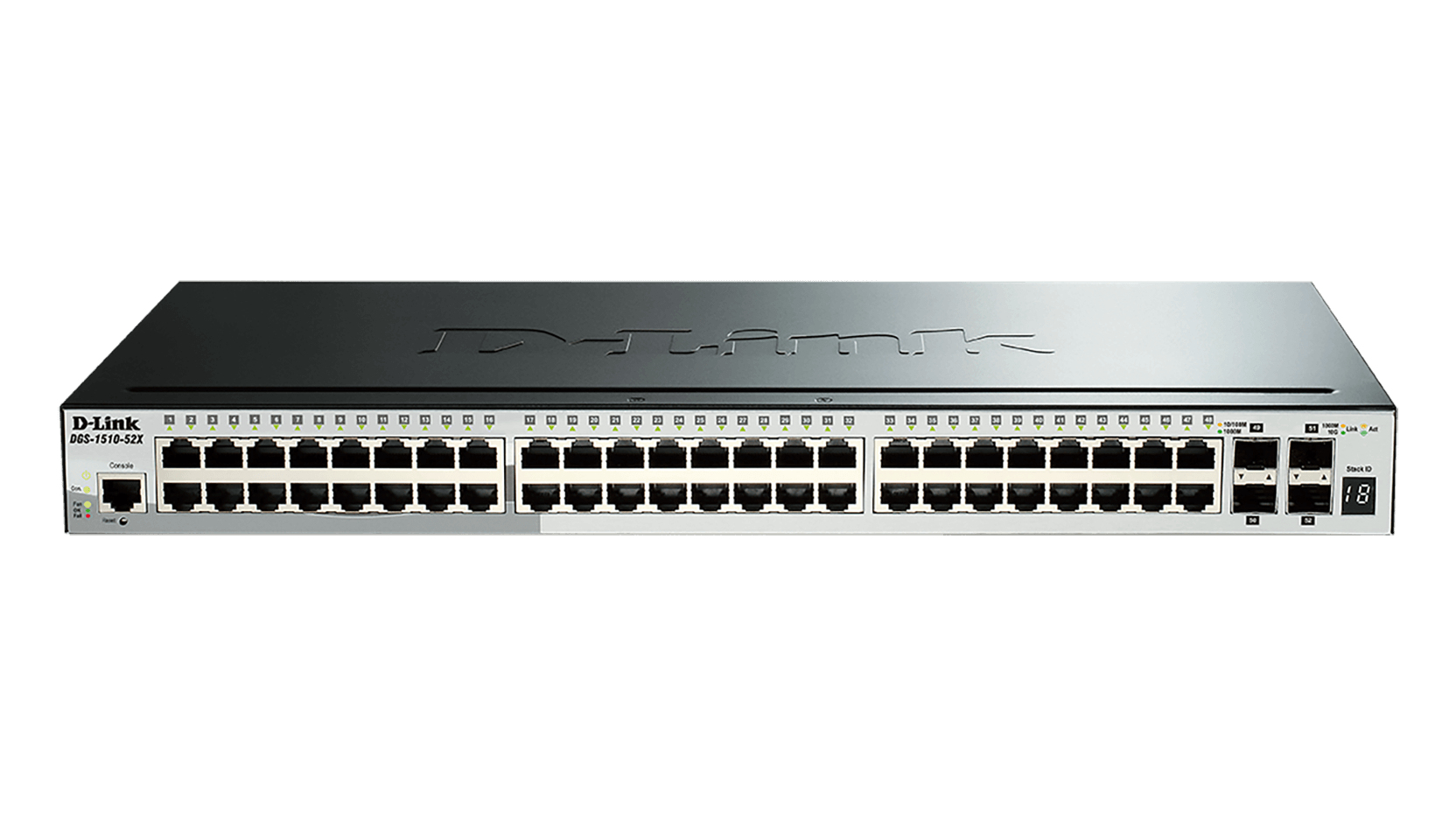 D-Link DGS-1510-20/E netwerk-switch Managed L2/L3 Gigabit Ethernet (10/100/1000) 1U Grijs - Afbeelding 3