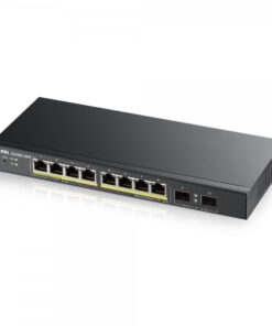 Zyxel GS1900-8HP v3 PoE Managed L2 Gigabit Ethernet (10/100/1000) Power over Ethernet (PoE) Zwart
