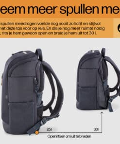 HP Travel 15,6 Iron Grey laptopbackpack, 25 liter