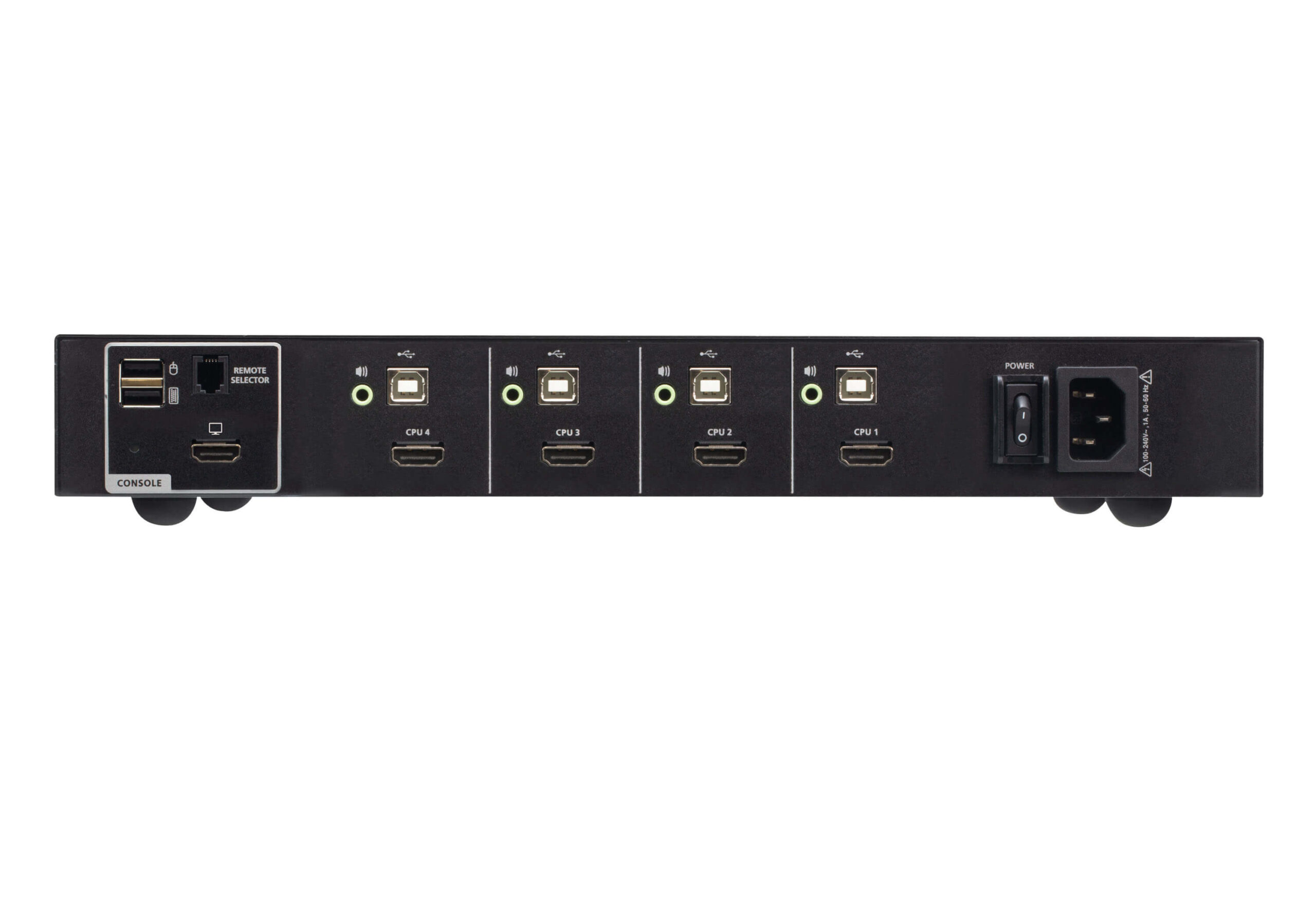 ATEN CS1184H4 KVM-switch Zwart - Afbeelding 2