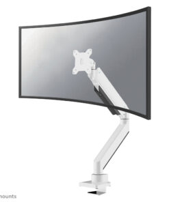 Neomounts NM-D775WHITEPLUS Monitorarm 10-49" - gasveer - Topfix - 180°-stop