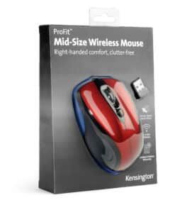 Kensington Pro Fit Mid-Size Wireless Mouse Ruby Red - Afbeelding 5