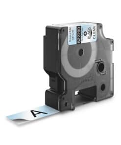 DYMO Rhino industriële labels | Permanent Polyester | 19 mm x 3,5 m | zwarte afdruk op transparant | zelfklevende labels voor Rhino & LabelManager labelprinters - Afbeelding 2