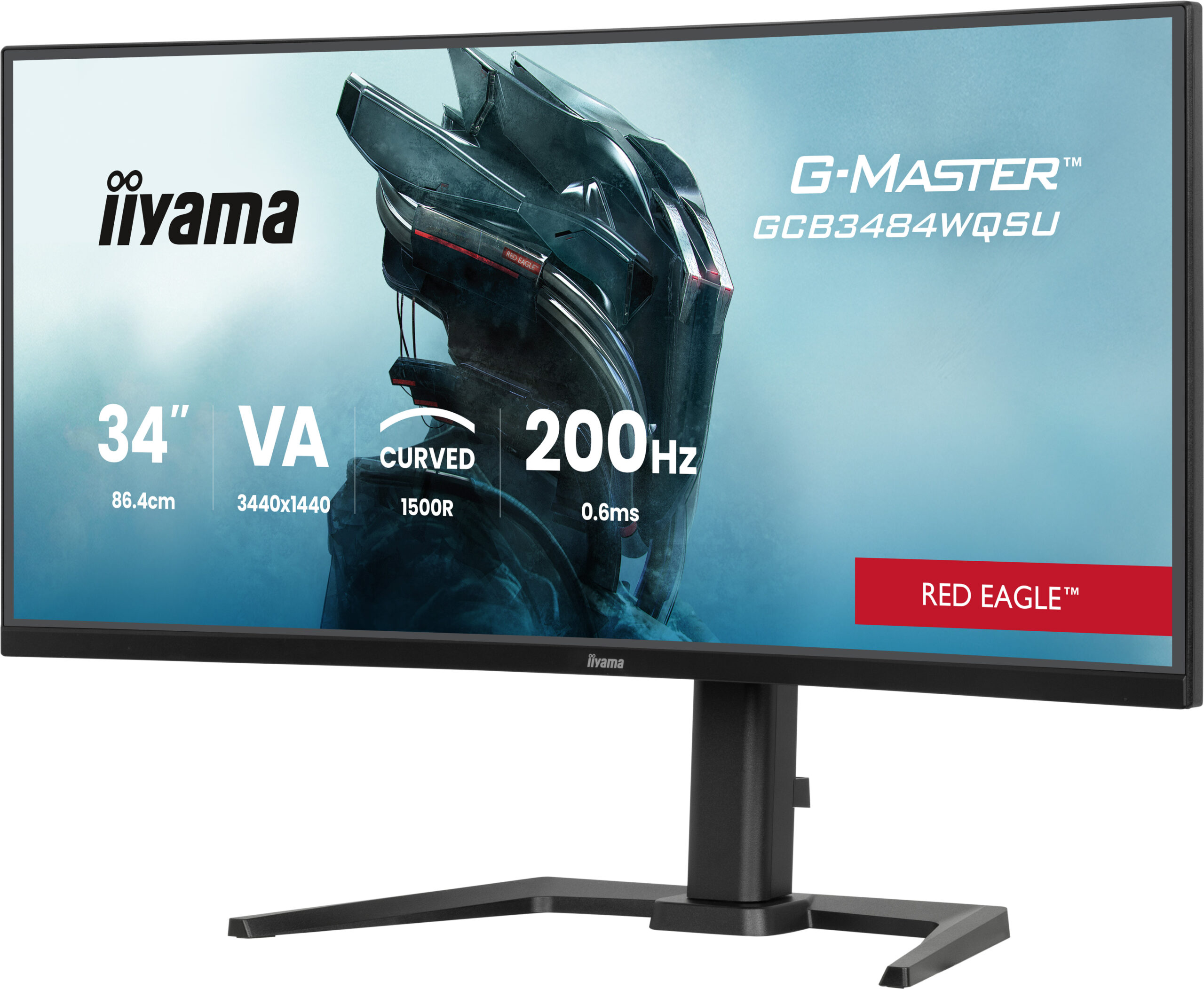 iiyama G-MASTER GCB3484WQSU-B2 34IN PRO-GAMING 0.4MS VA LCD 3440X144 computer monitor 86,4 cm (34") 3440 x 1440 Pixels UltraWide Quad HD Zwart - Afbeelding 4
