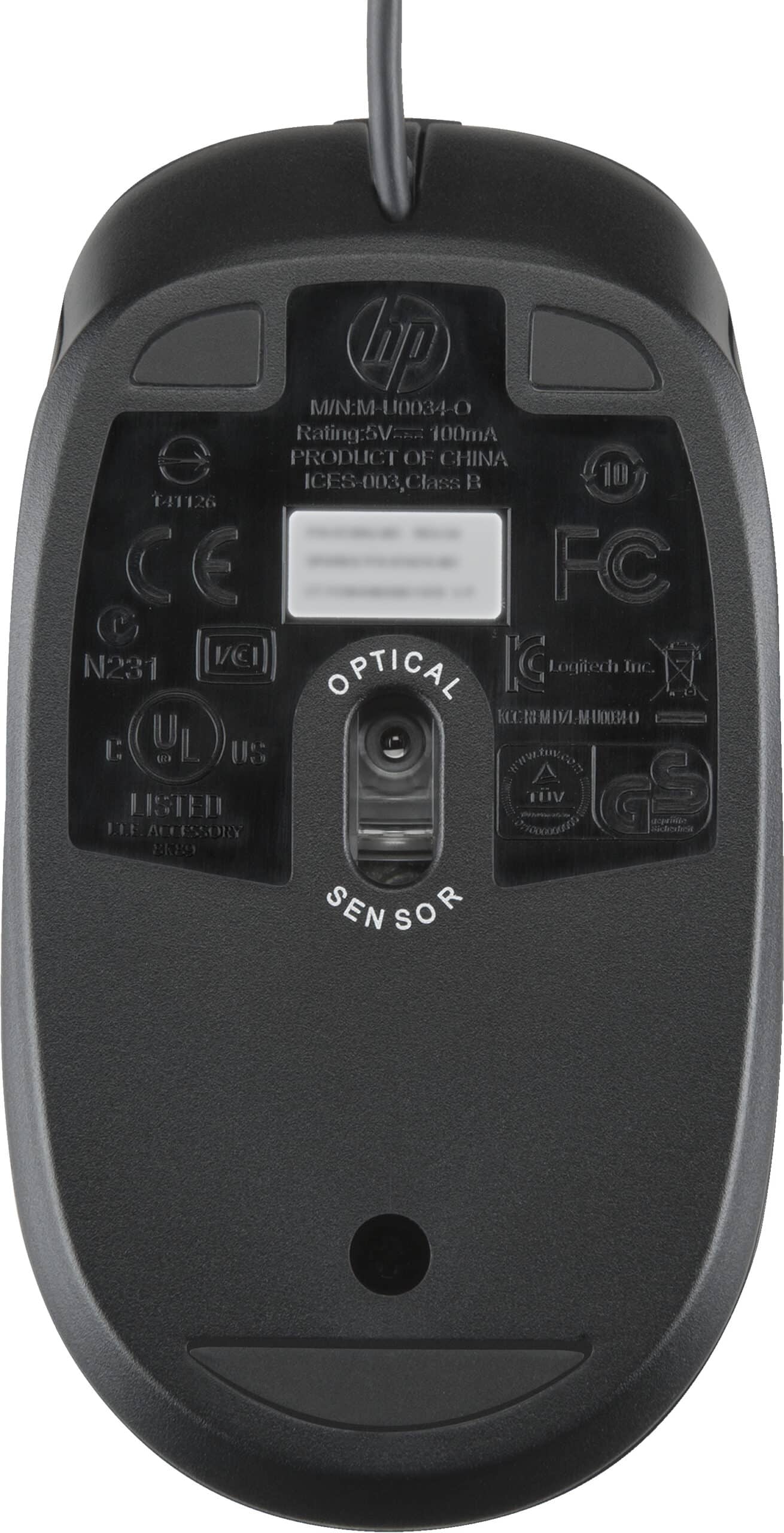 HP USB optische 2,9M muis - Afbeelding 2