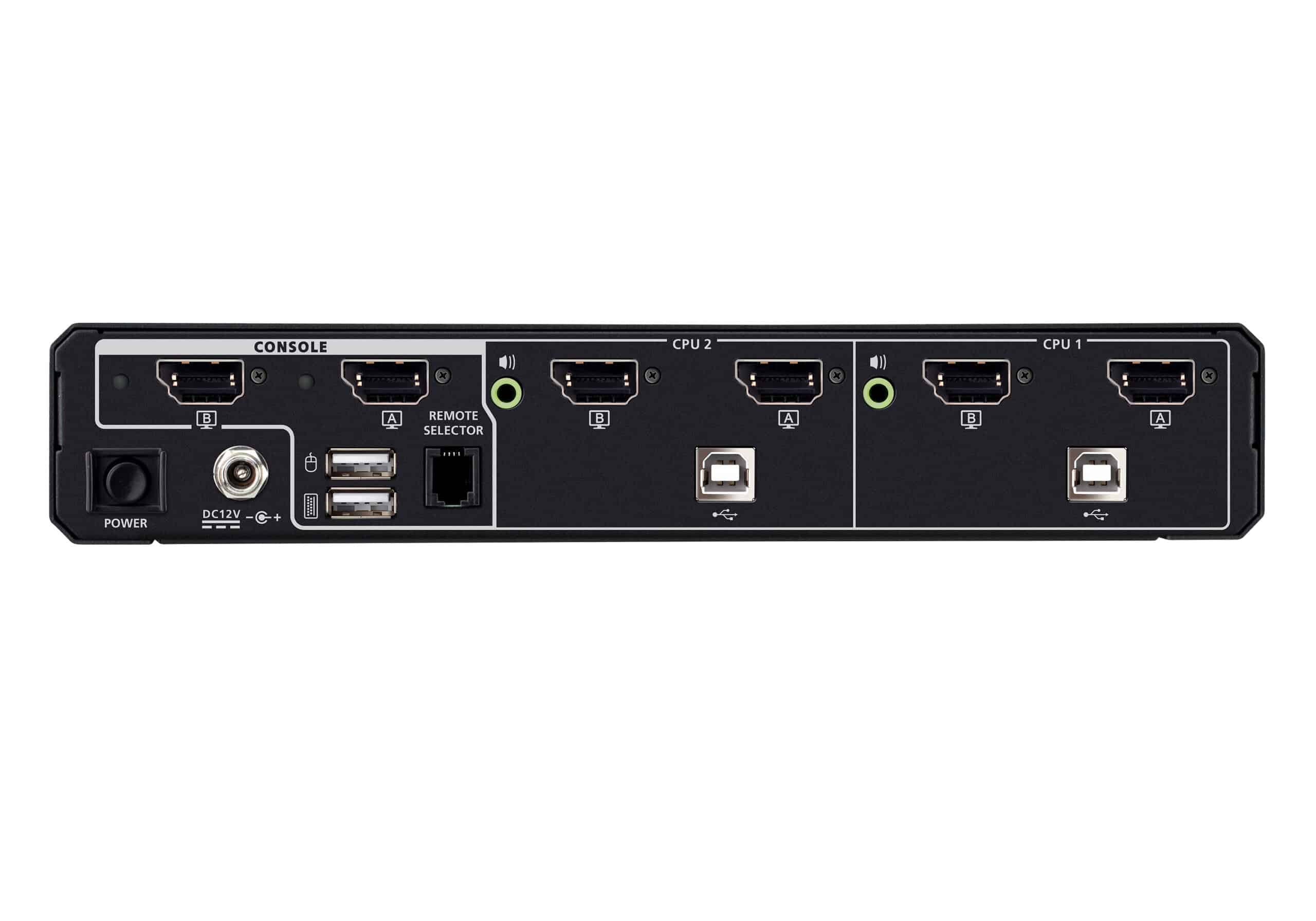 ATEN 2-poorts USB 5K DisplayPort/HDMI universele beveiligde Secure KVM Schakelaars voor twee displays (PSD PP v4.0-compatibel) - Afbeelding 3