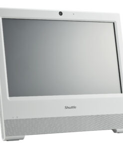 Shuttle All-In-One System POS X509, 15.6" Single-Touch-Screen (resistive), Celeron 7305U, 8GB RAM, 120GB M.2 SSD, 2x COM (RS232), Wifi, IP54, ventilatorloos, 24/7 permanent gebruik