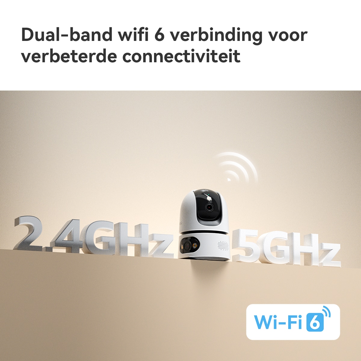 Imou Ranger Dual Pro 6MP IP-beveiligingscamera Binnen 2304 x 1296 Pixels Bureau - Afbeelding 3