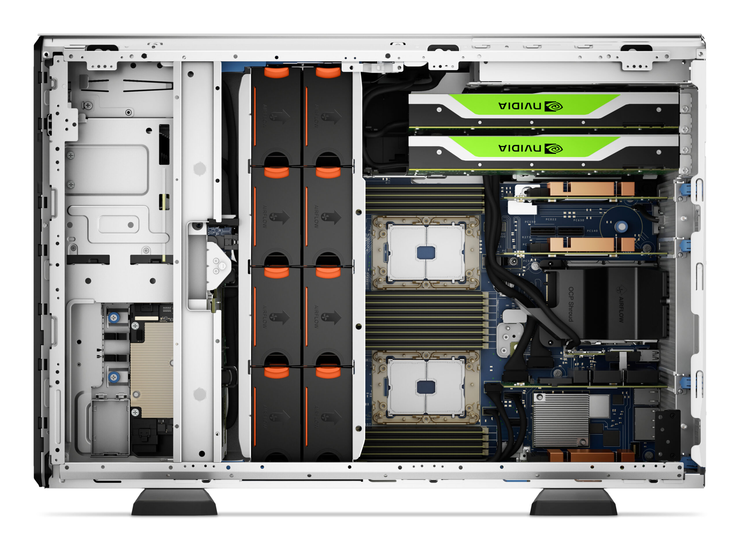 DELL PowerEdge T550 server 480 GB Toren (5U) Intel® Xeon® Silver 4314 2,4 GHz 32 GB DDR4-SDRAM 1100 W - Afbeelding 4