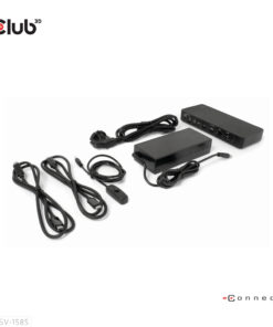 CLUB3D DisplayPort/HDMI KVM Switch/Dock 4K60Hz For USB Type-C inputs - Afbeelding 8