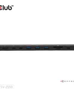 CLUB3D 10-1 Portable Dock USB Type-C 10Gbps to HDMI 8K30Hz PD3.1 Max.140Watt - Afbeelding 6