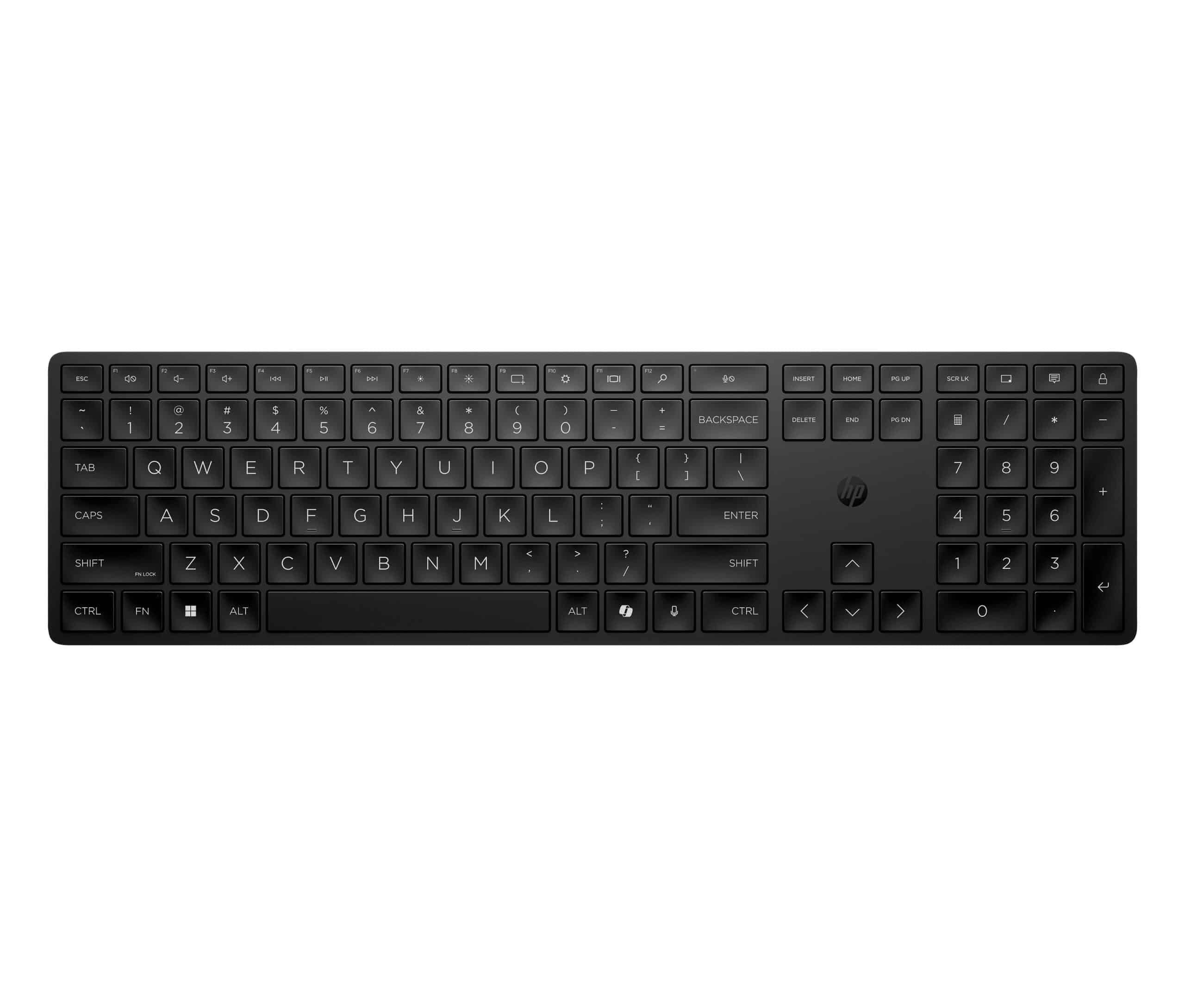 HP 455 Programmable WL KBD toetsenbord Thuis PS/2 Zwart - Afbeelding 2