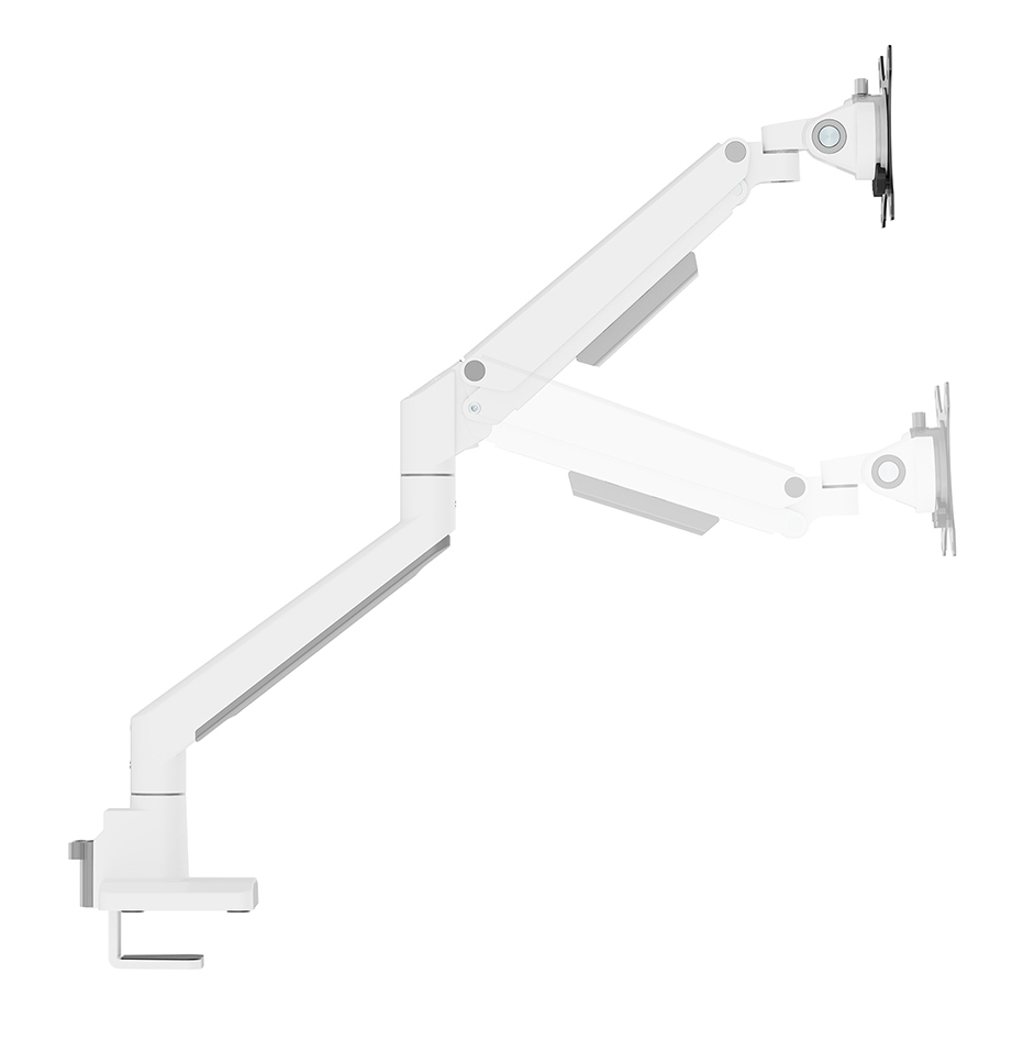 Neomounts DS70-250WH2 Desk monitor arm, Clamp/Grommet, 17" - 35", 100x100 mm, Height adjust - Afbeelding 2
