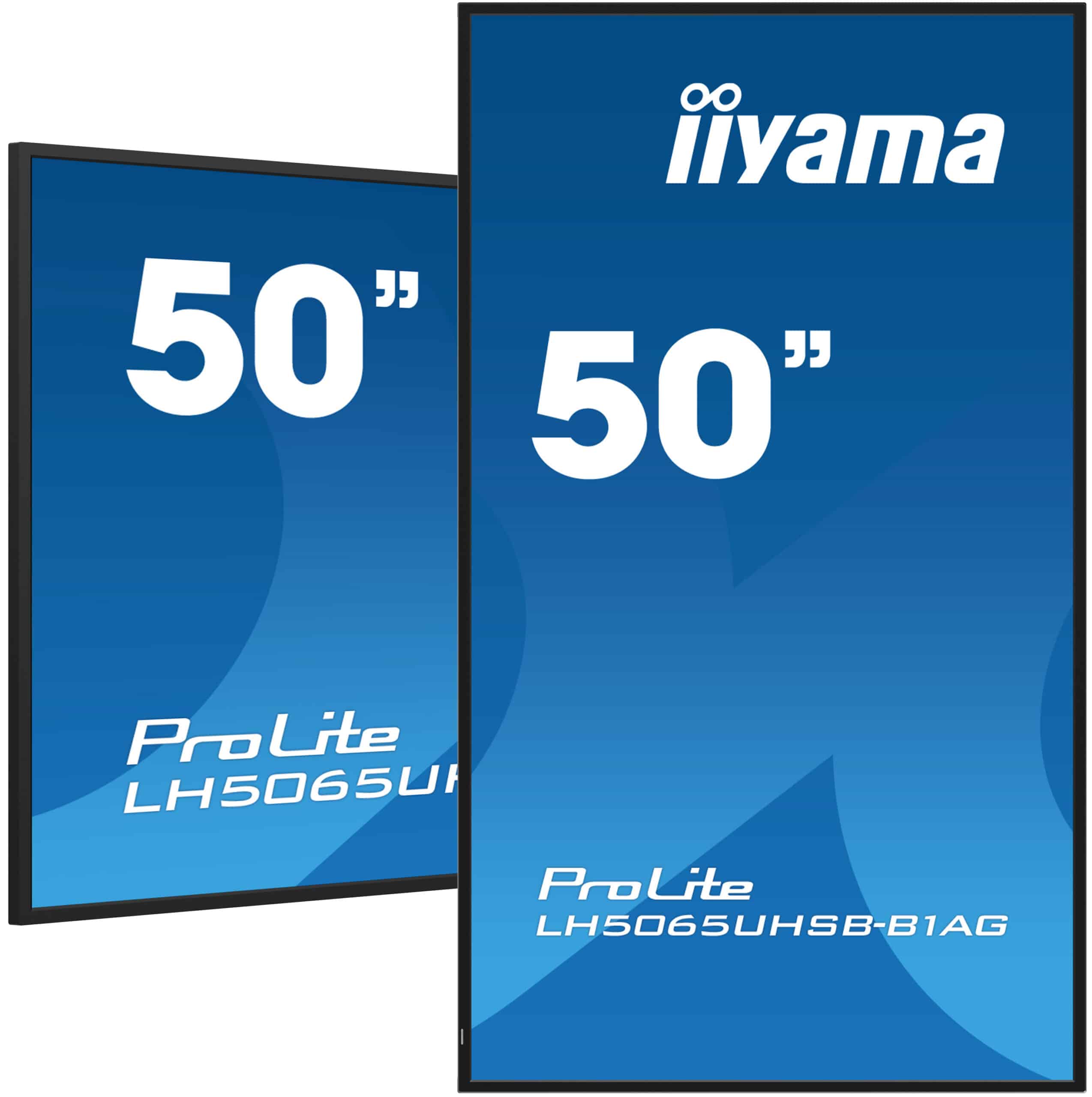 iiyama LH5065UHSB-B1AG beeldkrant Digitale signage flatscreen 125,7 cm (49.5") LCD Wifi 800 cd/m² 4K Ultra HD Zwart Type processor Android 11 24/7