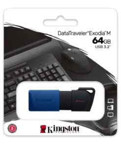 Kingston Technology DataTraveler Exodia M 64 GB, USB 3.2 Gen 1 (zwart + blauw) - Afbeelding 6