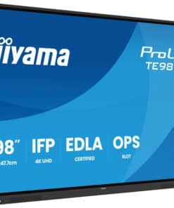 iiyama TE9813A-B2AG beeldkrant Kiosk-ontwerp 2,48 m (97.5") Wifi 500 cd/m² 4K Ultra HD Zwart Touchscreen Type processor Android 24/7 Monitor