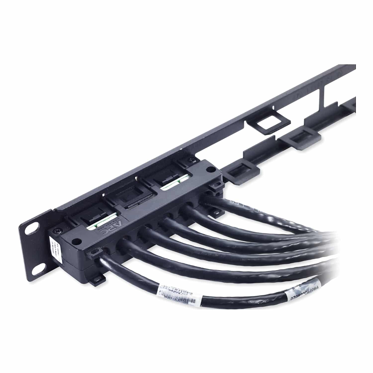 APC datadistributiekabel, CAT6 UTP CMR 6XRJ-45 zwart, 50ft (15,2 m) - Afbeelding 3