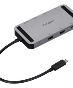 Targus DOCK429GL laptop dock & poortreplicator Bedraad USB4 Zilver