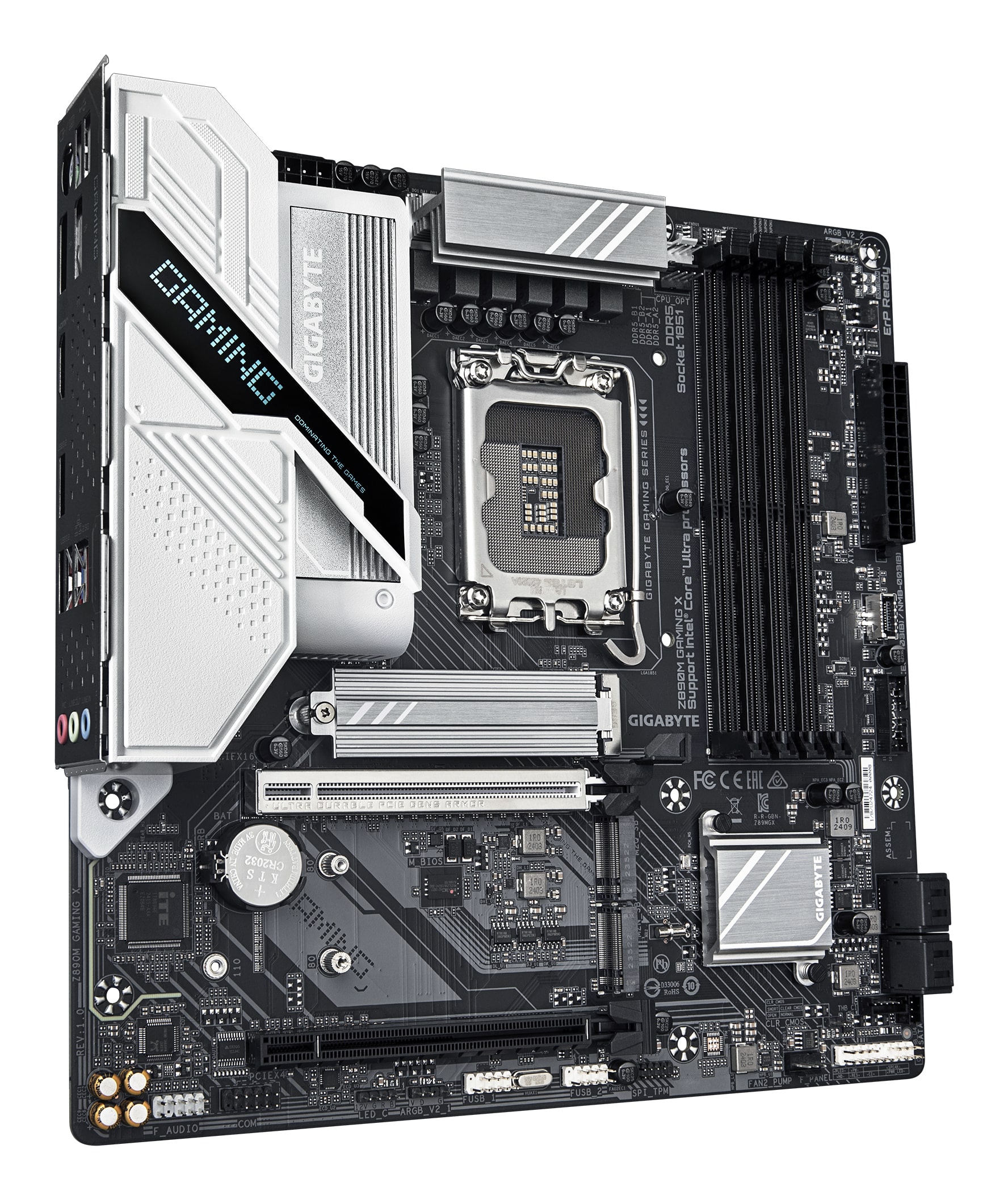 GIGABYTE Z890M GAMING X moederbord Intel Z890 LGA 1851 (Socket V1) micro ATX - Afbeelding 3