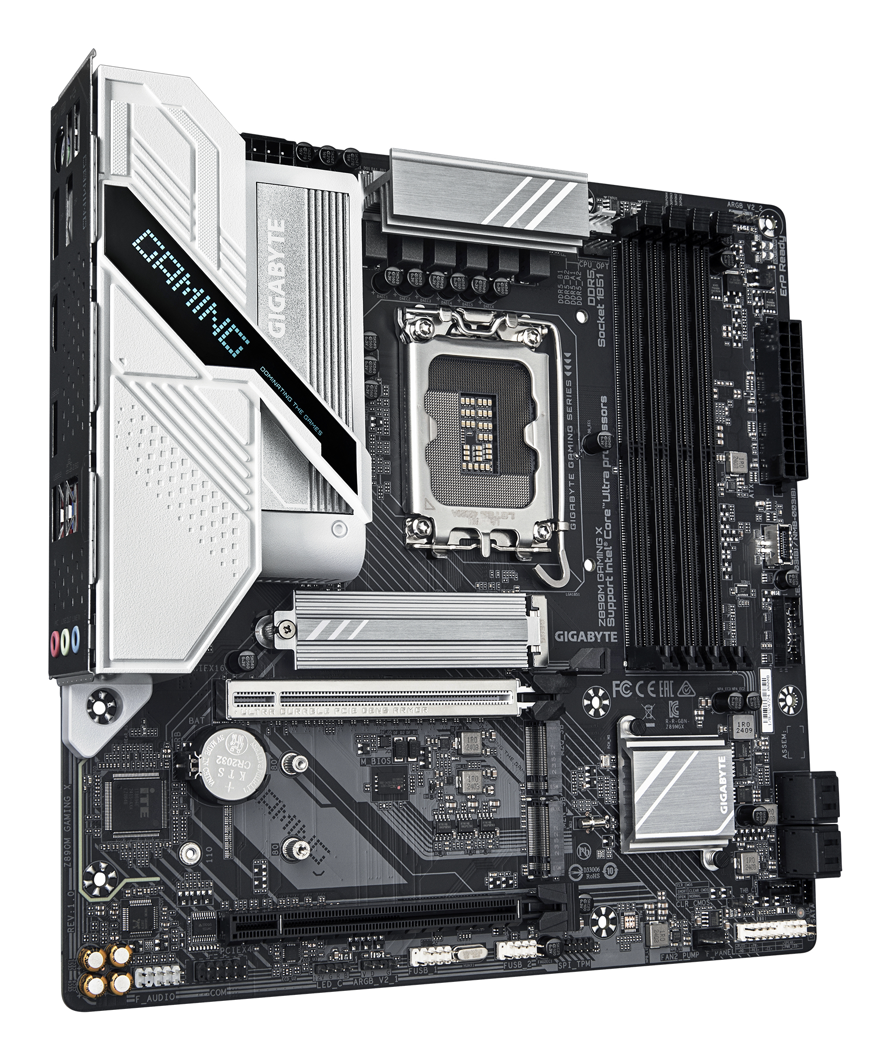 GIGABYTE Z890M GAMING X moederbord Intel Z890 LGA 1851 (Socket V1) micro ATX - Afbeelding 3