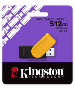Kingston Technology DataTraveler 512GB Portable USB 3.2 Gen 1 Exodia S (Black/Yellow) - Afbeelding 3