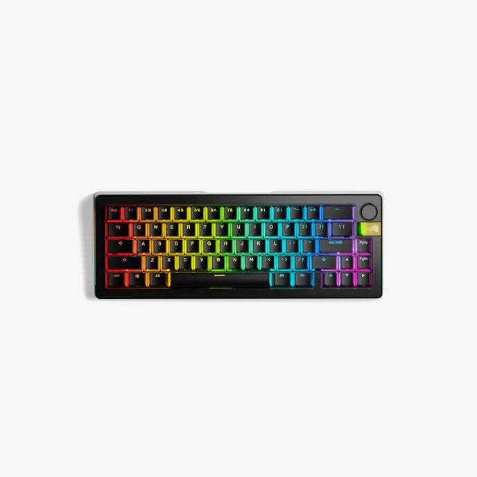 Glorious Gaming GMMK 3 PRO HE 65% Prebuilt Wireless toetsenbord Gamen RF Draadloos QWERTY Amerikaans Engels Zwart