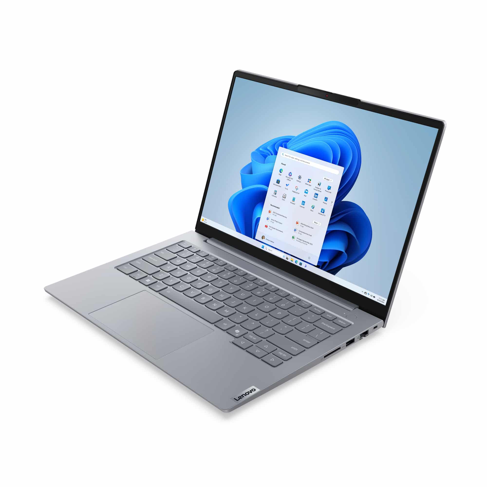 Lenovo ThinkBook 14 G8 IAL Intel Core Ultra 5 225U Laptop 35,6 cm (14") WUXGA 16 GB DDR5-SDRAM 512 GB SSD Wi-Fi 6E (802.11ax) Windows 11 Pro Belgisch Grijs - Afbeelding 3