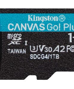 Kingston Technology 1TB microSDXC Canvas Go! Plus Gen4 200MB/s A2 U3 V30 kaart + adapter - Afbeelding 2