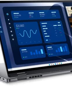 DELL Latitude 9450 2-in-1 Intel Core Ultra 7 165U Hybride (2-in-1) 35,6 cm (14") Touchscreen Quad HD+ 16 GB LPDDR5x-SDRAM 512 GB SSD Wi-Fi 7 (802.11be) Windows 11 Pro Belgisch Grijs Laptop - Afbeelding 2