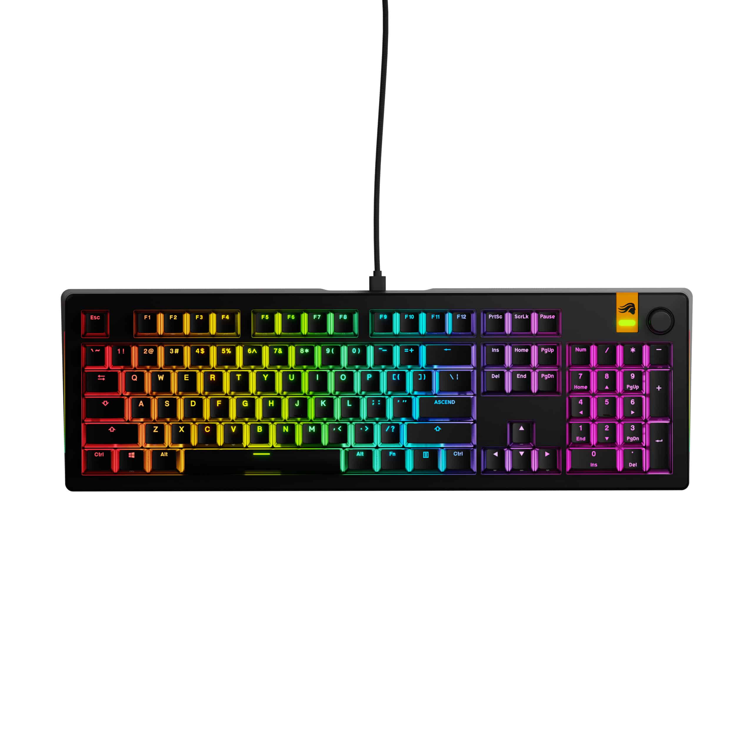 Glorious Gaming GMMK 3 HE 100% Prebuilt toetsenbord Gamen USB QWERTY Amerikaans Engels Zwart - Afbeelding 2