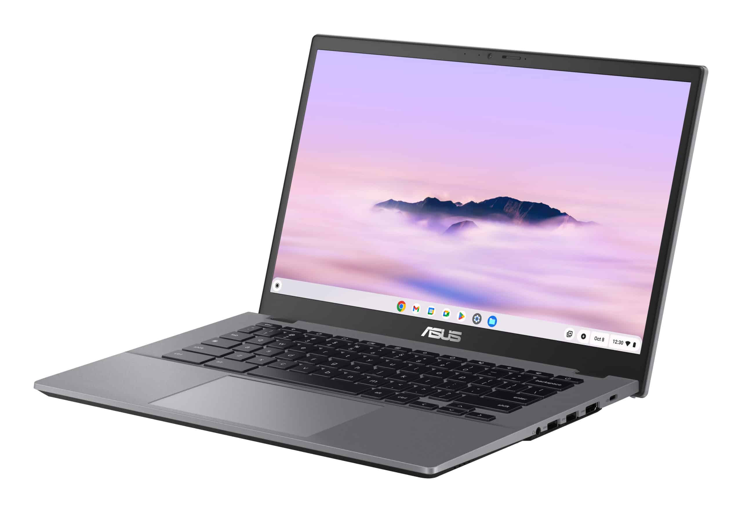 ASUS Chromebook Plus CX34 CX3402CVA-PQ0560 Intel® Core™ i3 i3-1315U 35,6 cm (14") Full HD 8 GB LPDDR5x-SDRAM 128 GB UFS Wi-Fi 6E (802.11ax) ChromeOS Belgisch Grijs - Afbeelding 4