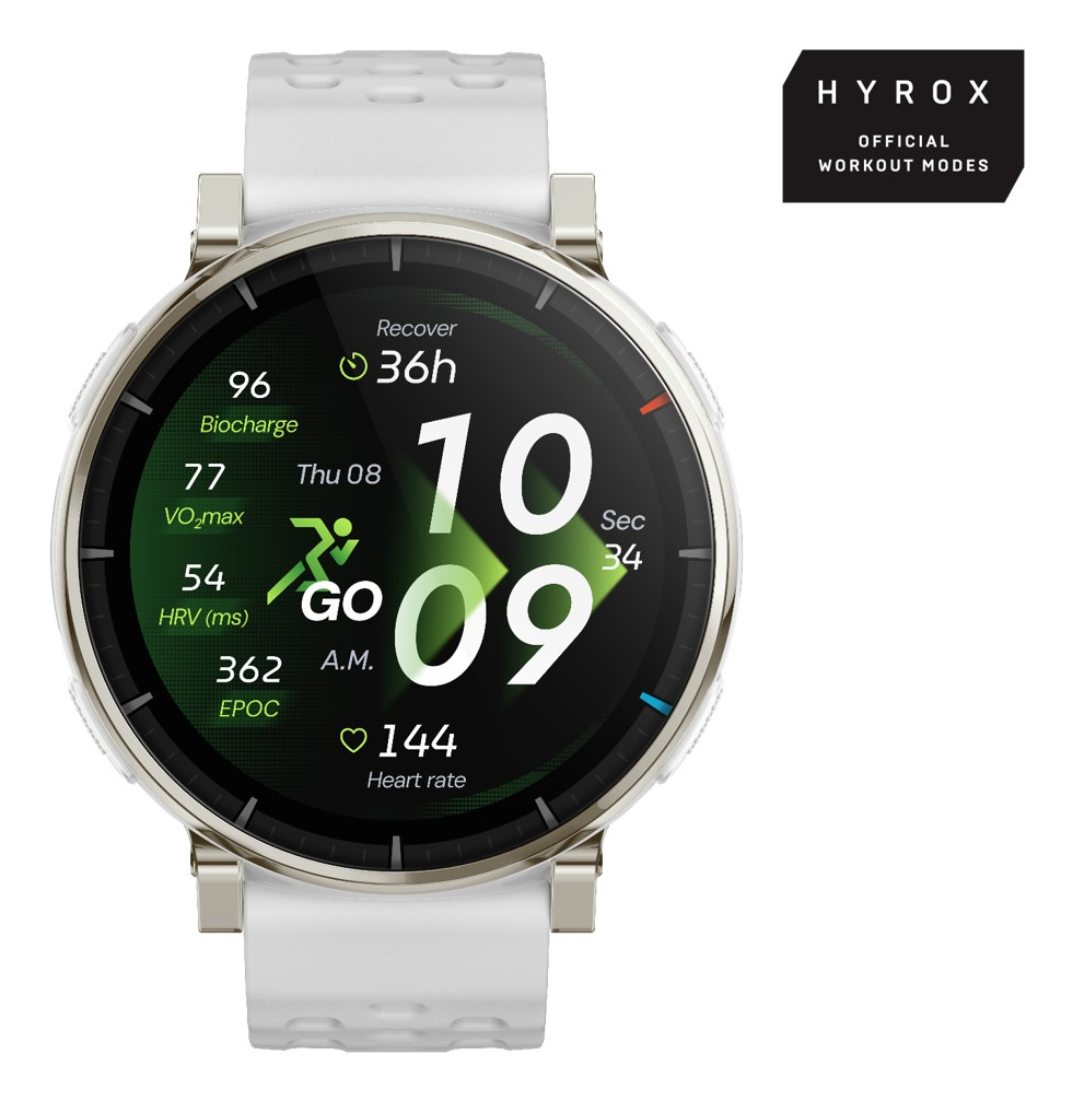 Amazfit Active 3 3,35 cm (1.32") AMOLED Digitaal 466 x 466 Pixels Touchscreen Goud GPS