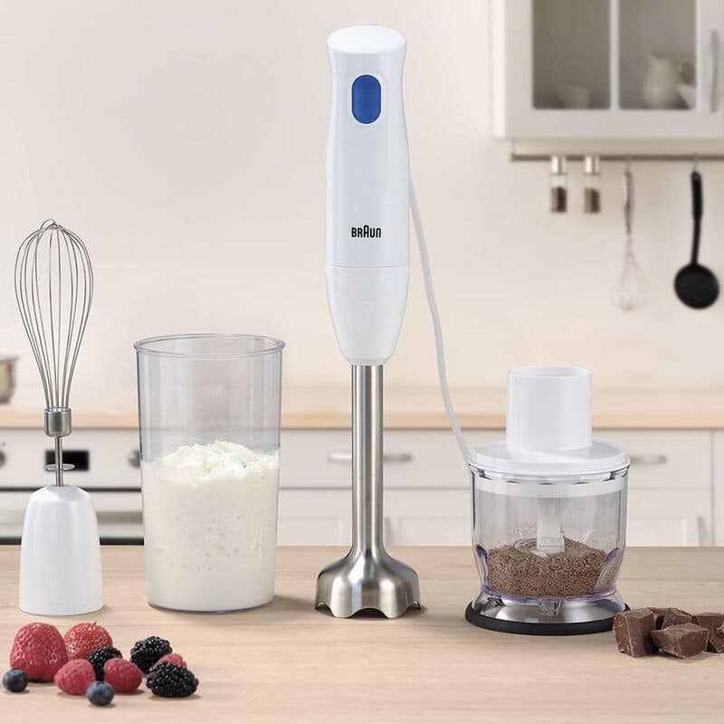 Braun MultiQuick 1 MQ10.202M WH 0,6 l Staafmixer 450 W Roestvrijstaal, Wit - Afbeelding 4