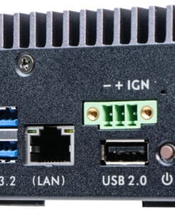 Shuttle Edge PC SPCEL03, Intel Atom x6413E, 1x HDMI, 2x 2.5G LAN, 1x COM, DIO (4x in, 4x out), 3x USB, 2x M.2, 12-24V, ventilatorloos, 24/7, -20...60°C, incl. VESA & DIN-RAIL mount - Afbeelding 4