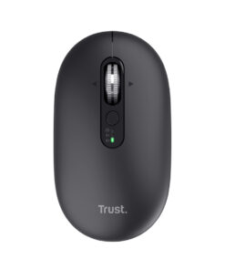 Trust Seron Slim Multi-device Muis - USB en Bluetooth muis – 7 knoppen – 3200 DPI – Zwart