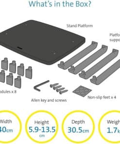 Kensington SmartFit Monitor Stand Plus voor schermen tot 24" - Afbeelding 8
