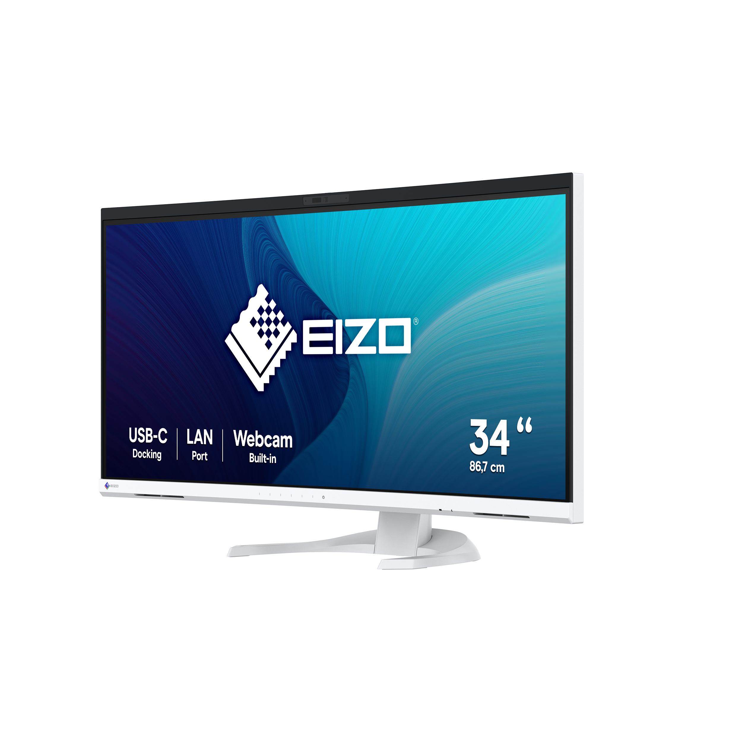 EIZO FlexScan EV3450XC-WT computer monitor 86,6 cm (34.1") 3440 x 1440 Pixels UltraWide Quad HD LCD Wit - Afbeelding 2