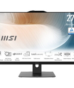 MSI Modern AM272P 1M-848EU All-in-One PC/workstation Intel Core 5 120U 68,6 cm (27") 1920 x 1080 Pixels Alles-in-één-pc 8 GB DDR5-SDRAM 512 GB SSD Windows 11 Pro Wi-Fi 6E (802.11ax) Zwart
