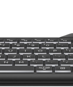 HP 405 backlit toetsenbord met kabel voor meerdere apparaten - Afbeelding 6
