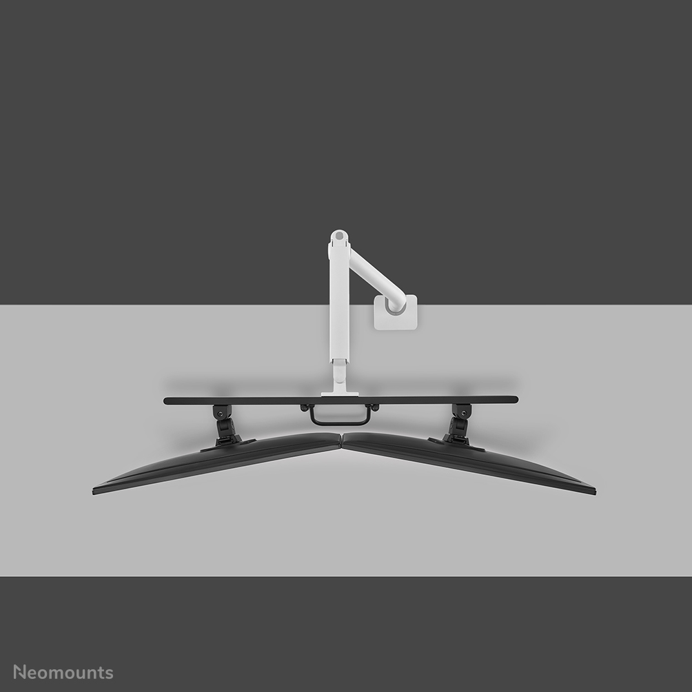 Neomounts DS75S-950WH2 Full-motion desk mount, 2x 17" - 27", 8 kg, 100x100 mm, Black - Afbeelding 5