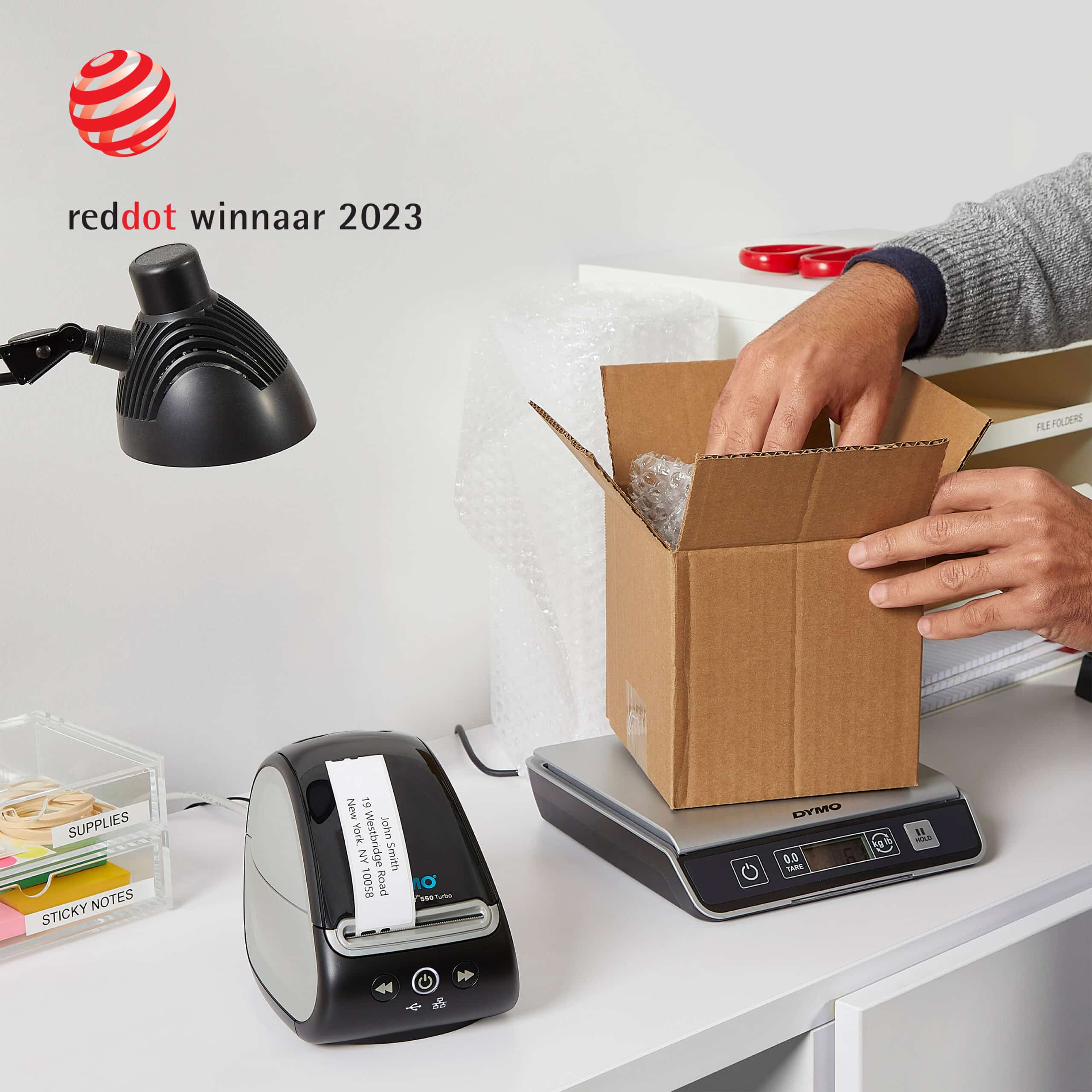 DYMO LabelWriter 550 Turbo Labelprinter | Labelmaker met direct thermisch afdrukken op hoge snelheid | Automatische labelherkenning | Drukt verzendlabels en meer af met USB/LAN-connectiviteit - Afbeelding 8