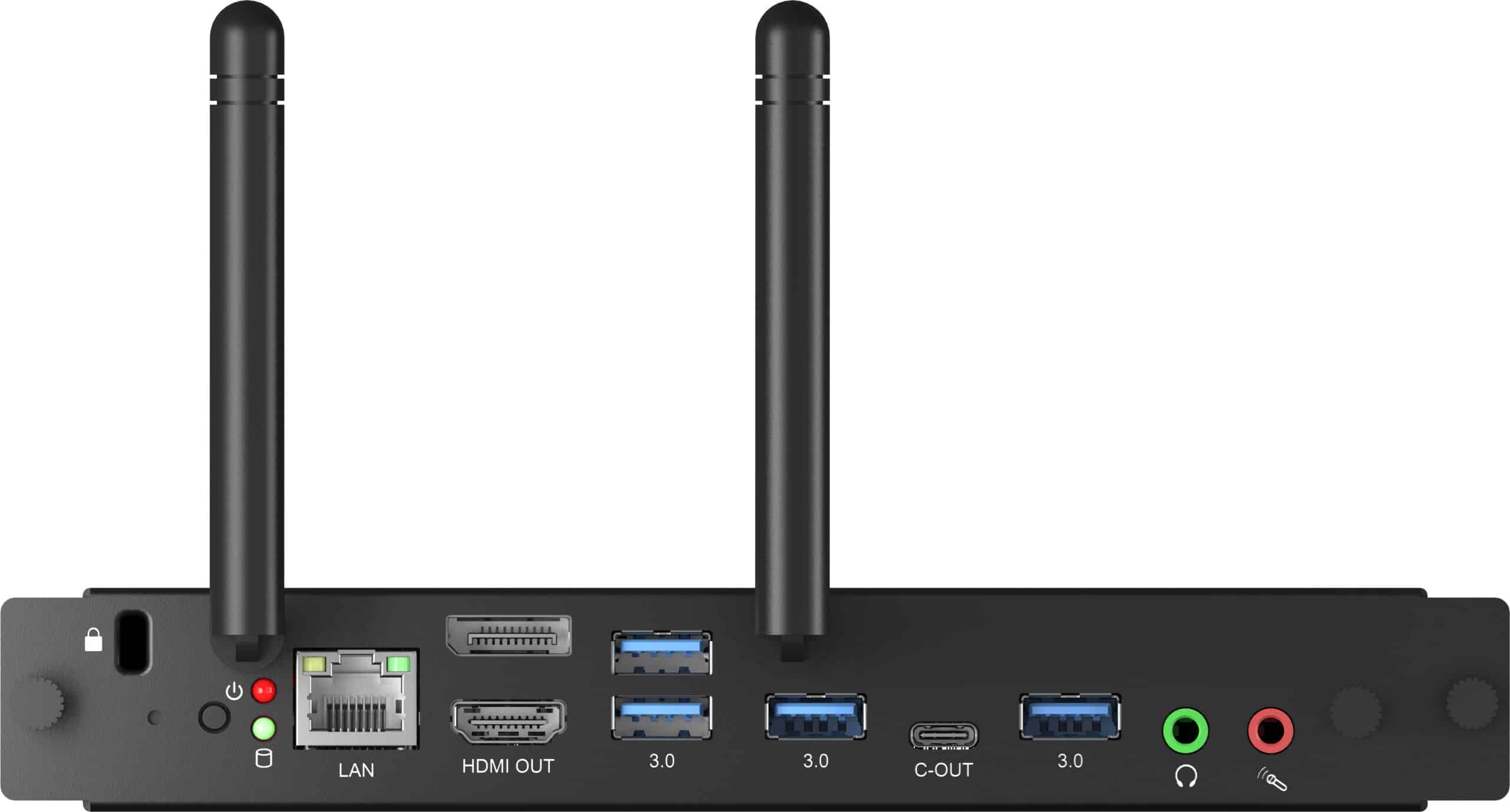 iiyama OPC51204BC-1 PC's/werkstation Intel Core i5-12450H 8 GB DDR4-SDRAM 256 GB SSD Windows 11 IoT Enterprise Mini PC Zwart - Afbeelding 2