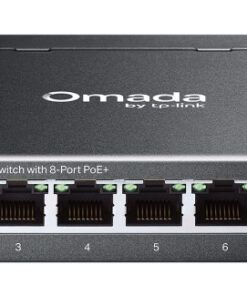 TP-Link Omada ES208GP netwerk-switch Managed L2 Gigabit Ethernet (10/100/1000) Power over Ethernet (PoE) DIN-rail Zwart