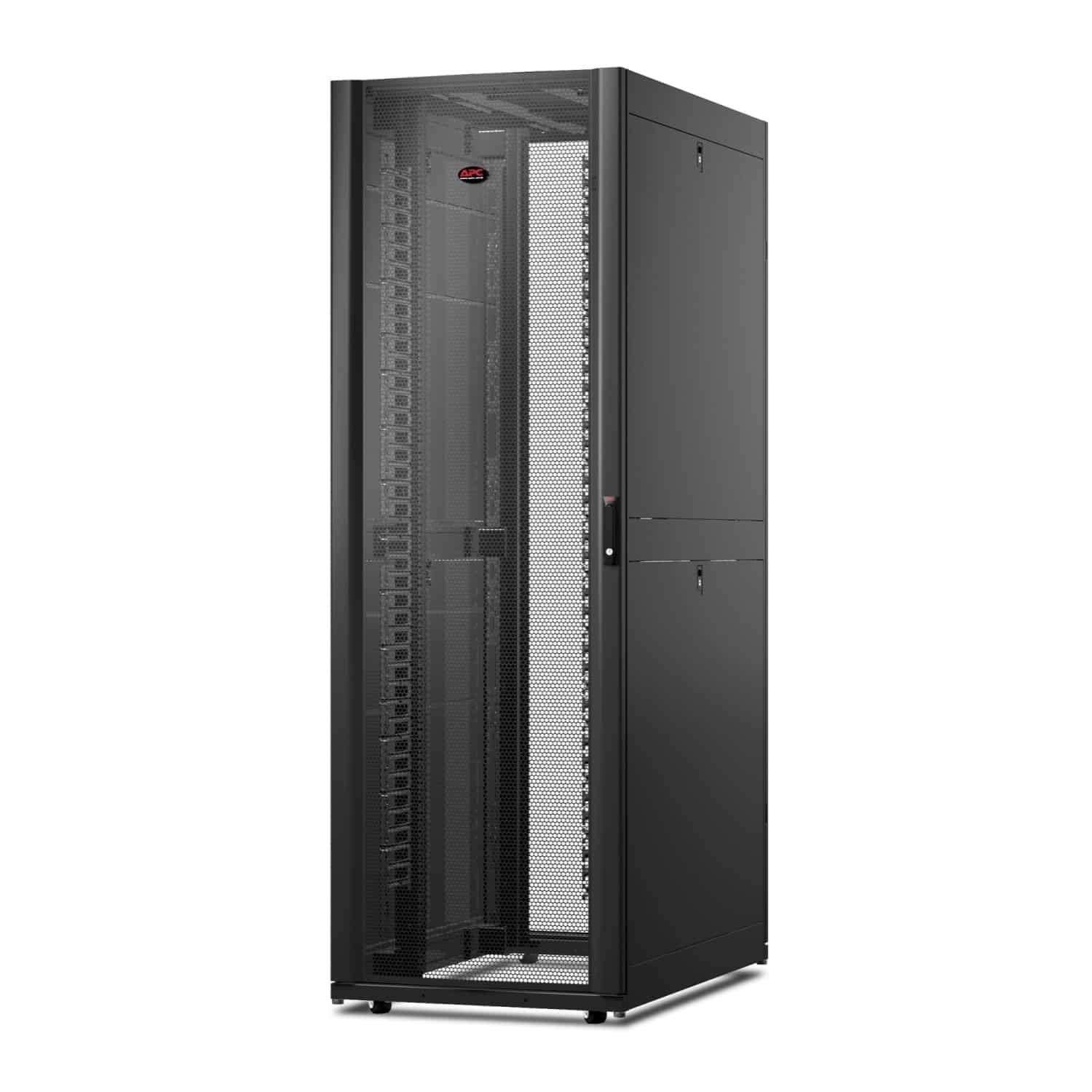 APC NetShelter SX 48U 750mm brede x 1200mm diepe netwerkbehuizing met zijden, zwart - Afbeelding 2