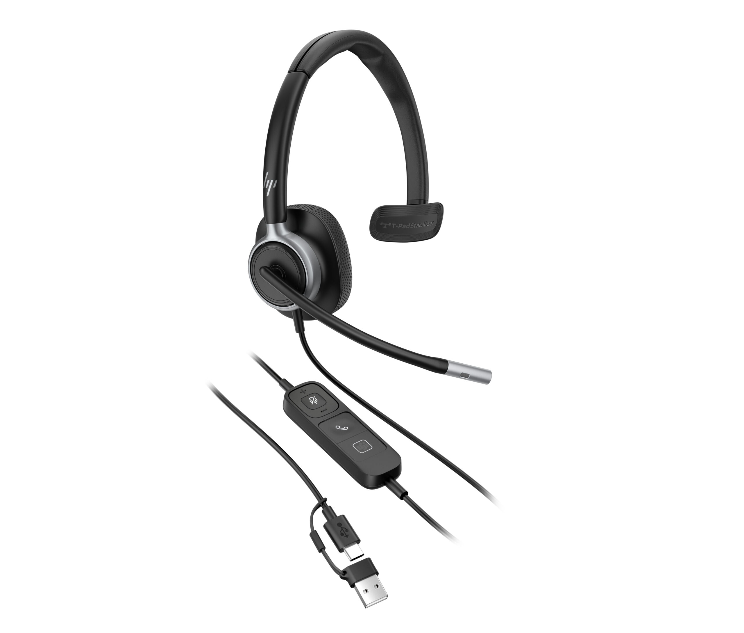 HP Poly Mission 615 Monaural USB Wired Headset - Afbeelding 6