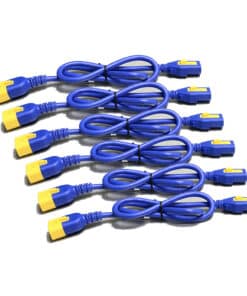 APC Voedingskabelkit (6 ea), met vergrendeling, C13 naar C14, 1,8m, blauw - Afbeelding 3