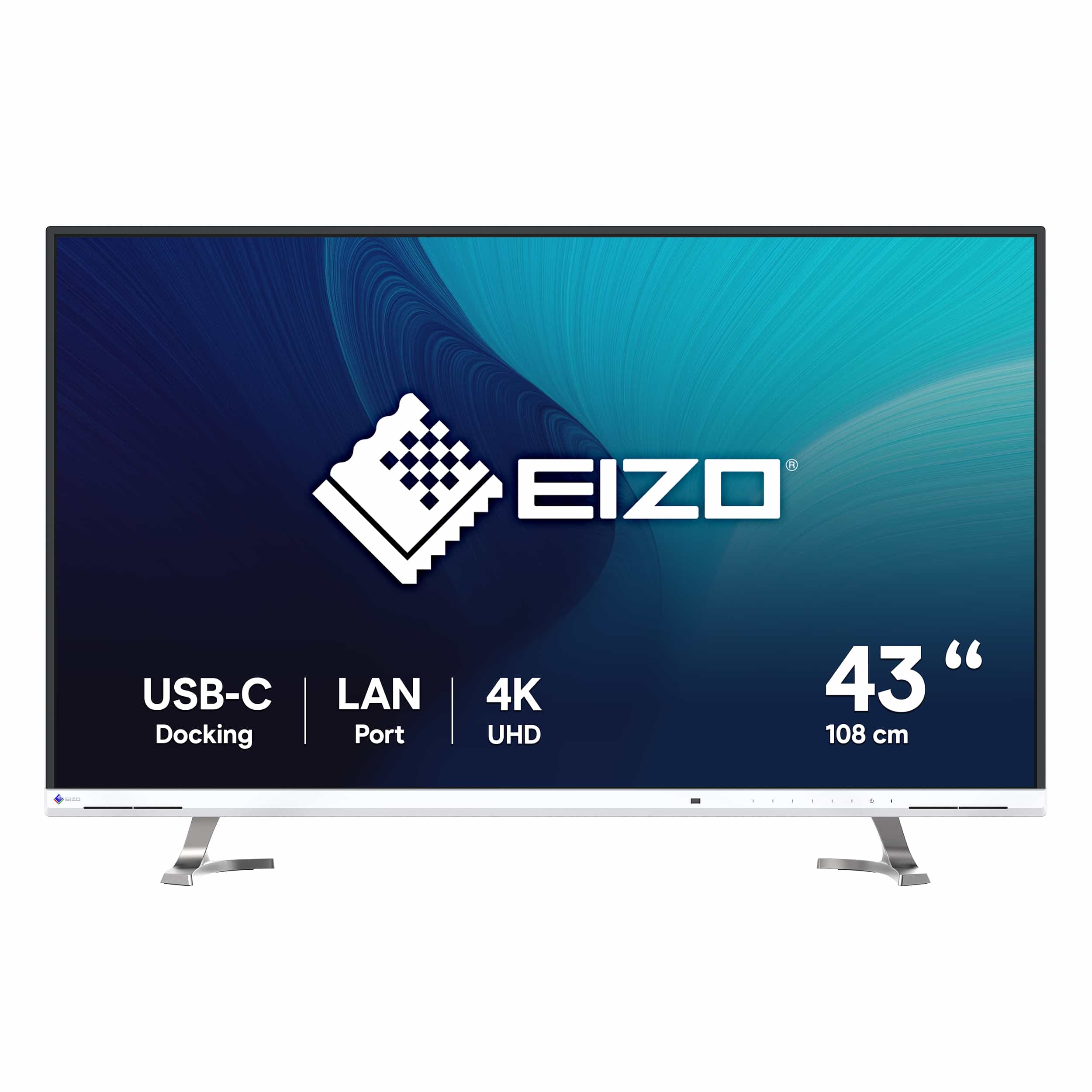EIZO FlexScan EV4340X-WT computer monitor 108 cm (42.5") 3840 x 2160 Pixels 4K Ultra HD LCD Wit