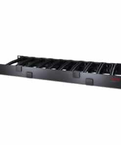 APC Horizontale kabelmanager, 1U x 6" diep, enkelzijdig met kap